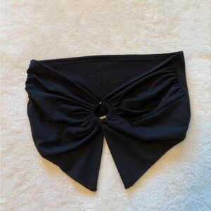 Elegant Black Crop Top